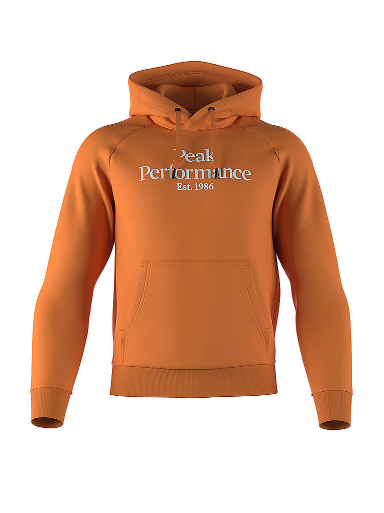 PEAK PERFORMANCE Kapuzensweater - Hoodie  orange | S